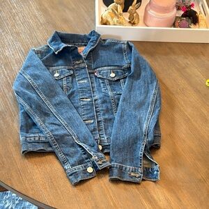 Levi's Blue Denim Trucker Jacket for Kids or xs women’s like new